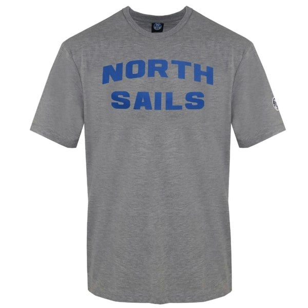 North Sails Block Brand Logo T-Shirt - Grey