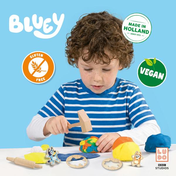 SES Creative Bluey - Dough Mega Set 5 × 90 g with Tools