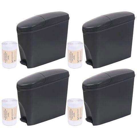 ProWashroom Sanitary Bin 80L & 20 Bin Liners - Slimline Washrooms Toilets Hygienic Disposal Pedal Bins