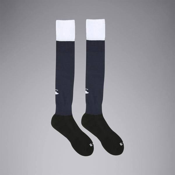 Canterbury Adult Unisex Club Cap Sock - Navy/White