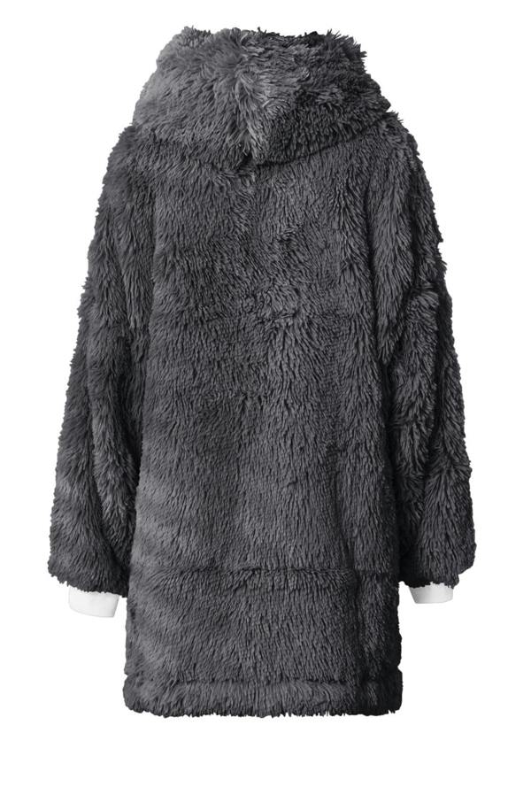 Ezysleep Faux Fur Oversized Luxury Soft Hoodie
