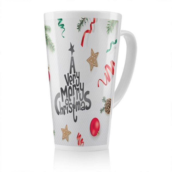 Benjamin Tate Design Christmas Greeting Design Dining Latte Mug