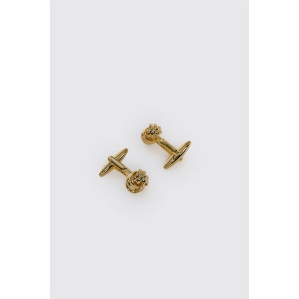 Limehaus Gold Classic Knot Cufflinks