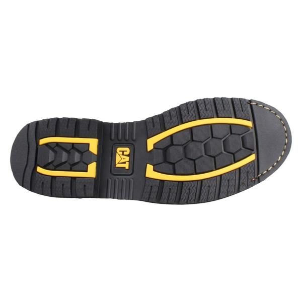 Caterpillar Mens Caterpillar Steel Toe Cap Wide Leather Boots - Power Plant Dealer P725038