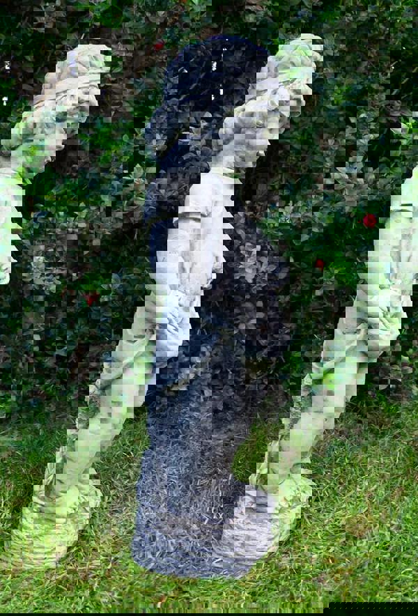 Shy Little Girl Garden Ornament