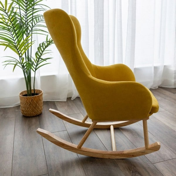 Paxton Rocking Nursing Chair Mustard Yellow