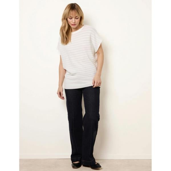 Blue Vanilla Textured Sleeveless Knit Top