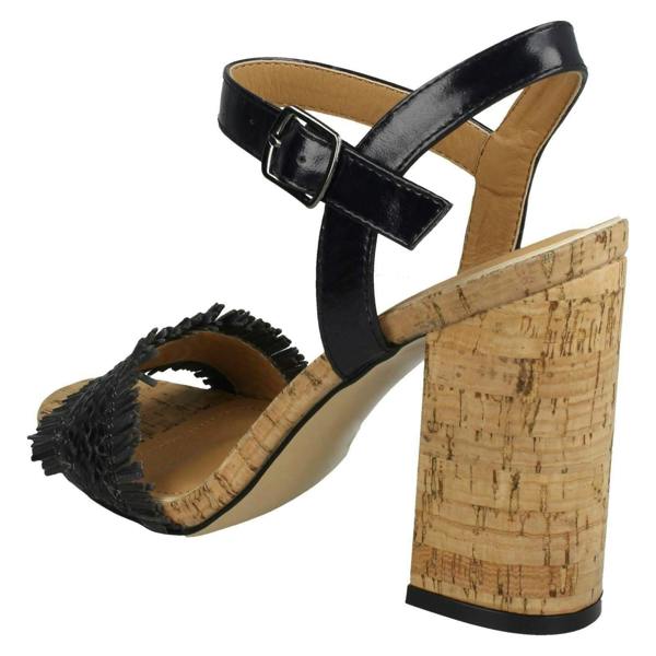 Spot On Ladies Spot On Chunky Heel Sandals