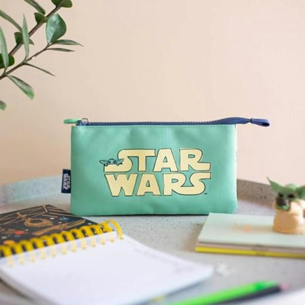 Grupo Eric Star Wars The Mandalorian Triple Pencil Case