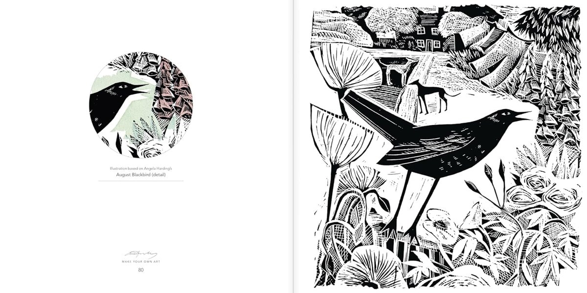 Angela Harding Colouring Book: Make Your Own Art Masterpiece