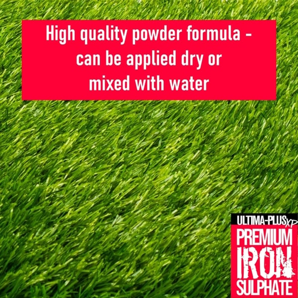 Ultima Plus XP ULTIMA-PLUS XP Premium Iron Sulphate - Greens Grass and Hardens Turf Makes up to 1000L & Covers up to 1000m2(1kg)