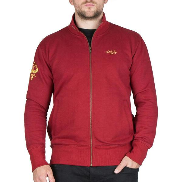Ellis-Rugby-Red-Sweatshirt-Zipper-Model