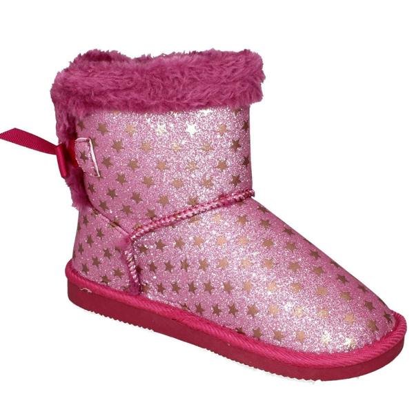 Spot On Girls Spot On Faux Fur Trim Ankle Boots