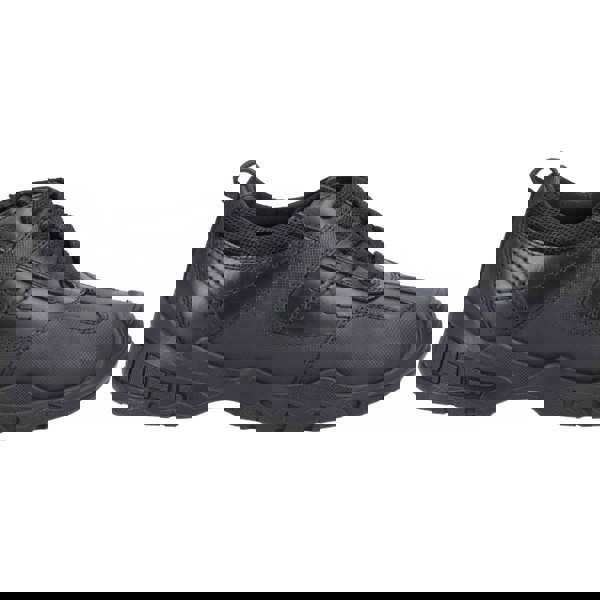 Hush Puppies Travis SNR Leather Boys's Black Lace-Up Shoes