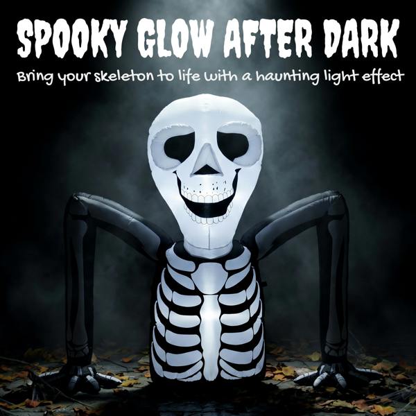 Inflatable Halloween Skull