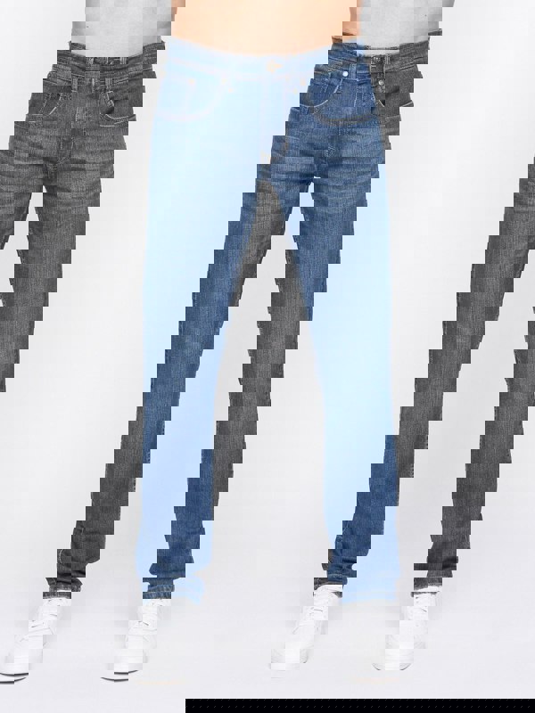 Crosshatch Arles Slim Fit Jeans Stone Wash