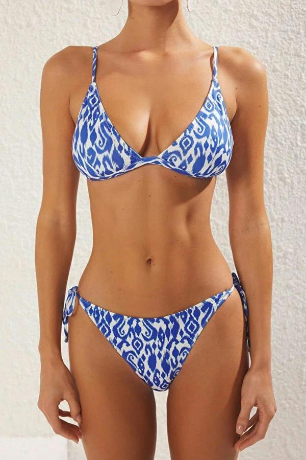 WOVCOR Triangle Covered Bikini Top