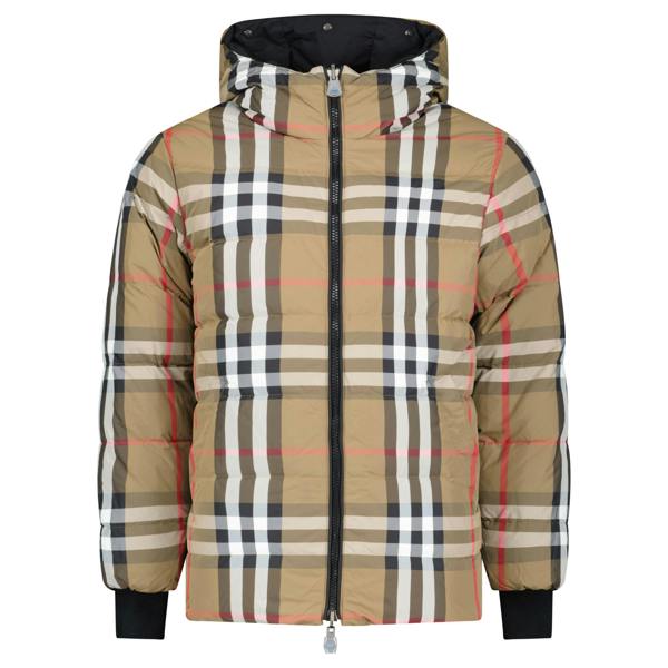 Burberry Barnsfield Parka Check Jacket Black - chancefashionco
