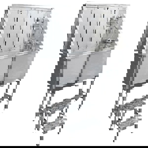 Monstershop Pet Dog Bath Steel Tub Washing Station 400mm