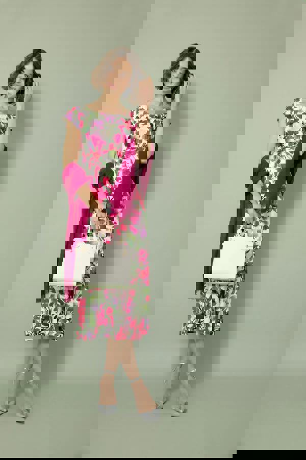 Alie Street London Clara Dress - Fuchsia Florals