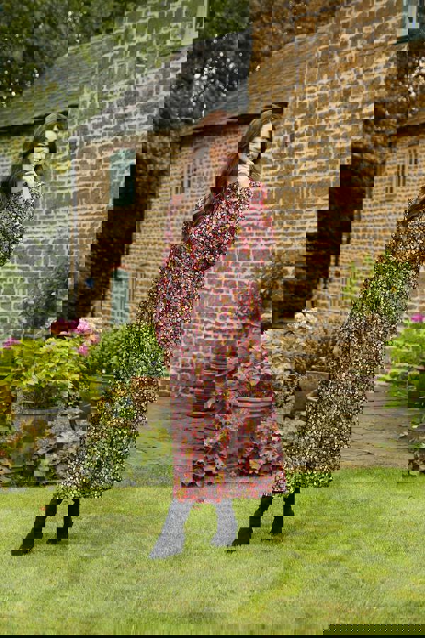 Floral Tie-Waist Dress