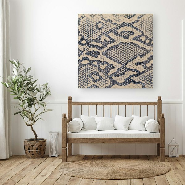 Warren Reed Snake Skin Canvas