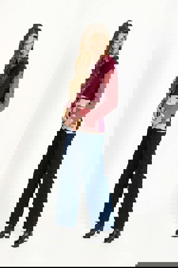 Colour Block Cardigan