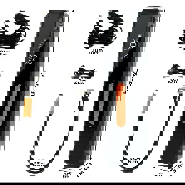 Traderight Car Tyre Inflator Portable Air Compressor Pump 150PSI Rechargeable