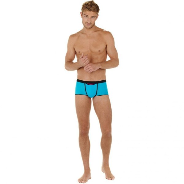 Hom Plume Up HO1 Boxer Trunk, Turquoise
