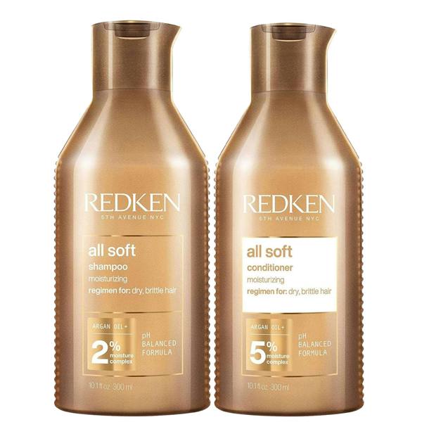 Redken Bundles Duo: All Soft Shampoo 300ml & Conditioner 300ml