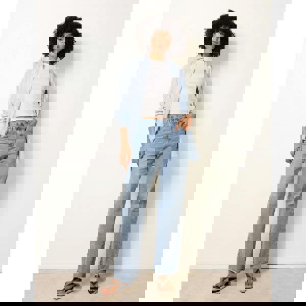 Blue Vanilla Broidery Side Detail Jeans