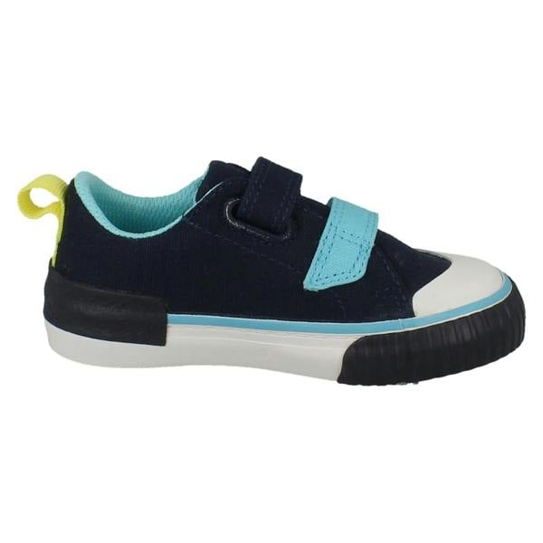 Clarks Boys Clarks Casual Canvas Shoes Foxing Tail T