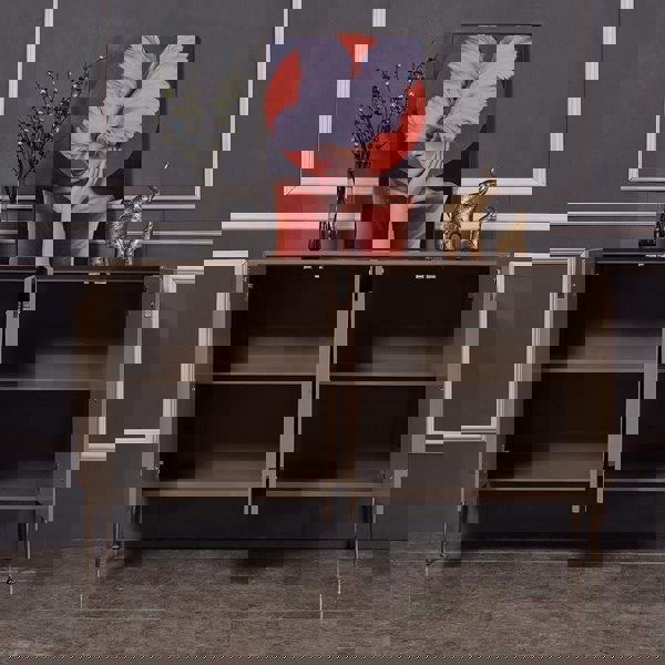 Coraline Sideboard in a lifestyle setting with pine sideboards