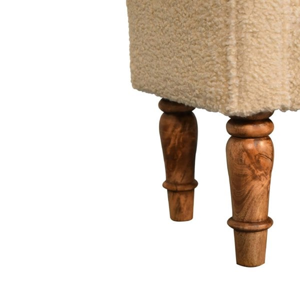 Artisan Furniture Boucle Cream Bench