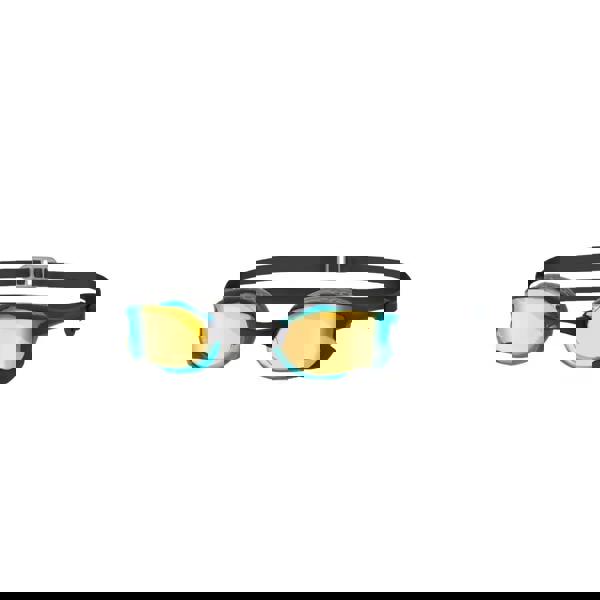 Sleek Zoggs Raptor HCB Mirror swim goggles in black and blue