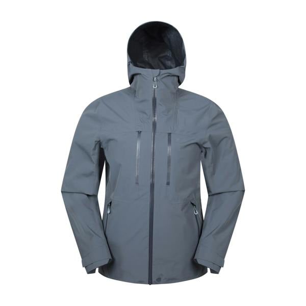 Mountain Warehouse Mens Kailash 2.5 Layer Waterproof Jacket - Dark Grey - 