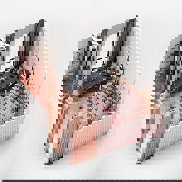 2ft H White Digital PTC Ceramic Heater with Remote Control Freestanding Patio Heaters Living and Home