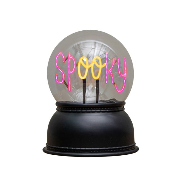 Samuel Alexander 14cm Battery Operated Light up Spooky Halloween Globe with LEDs