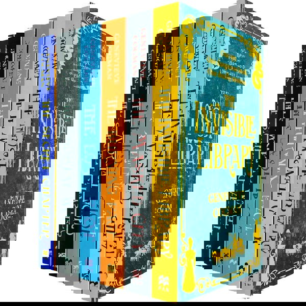 Invisible Library Series 6 Book Set By Genevieve Cogman Masked City Burning Page