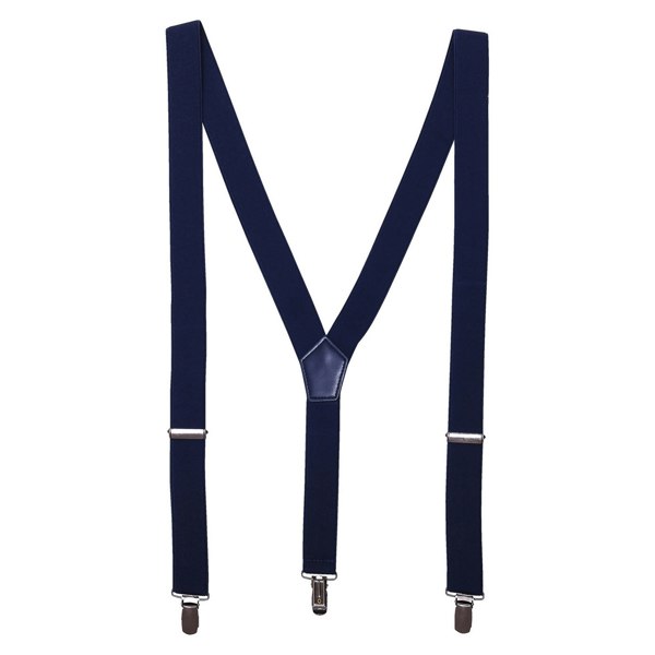 Premier Clip-On Trouser Braces - Navy