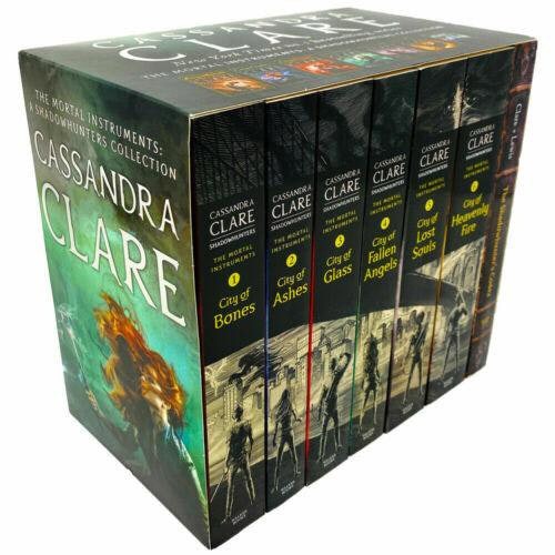 Walker Books Cassandra Clare The Mortal Instruments A Shadowhunters 7 Books Collection Set