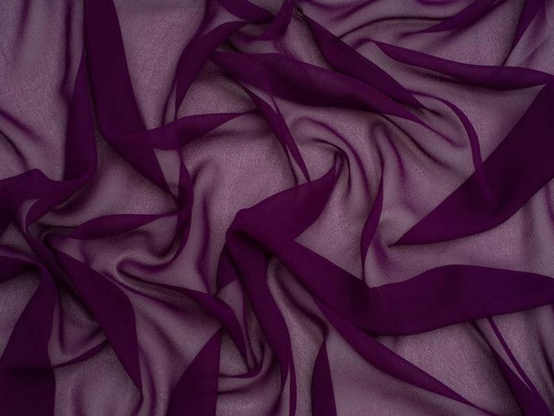 Minerva Core Range Minerva Light Sheer Chiffon Fabric - Plain Design Dressmaking Fabric, 110 cm / 44" Wide - per metre