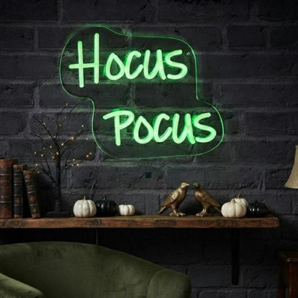 Garden Greatness Halloween Hocus Pocus Neon Wall Sign