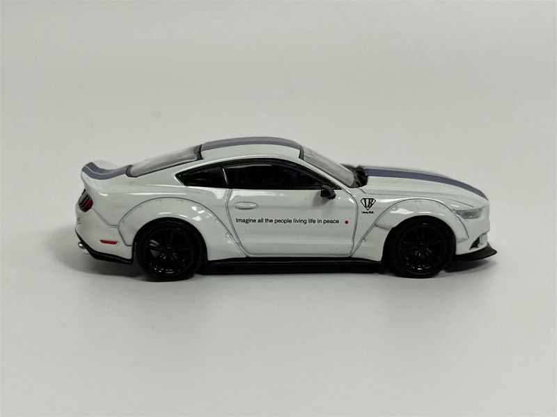 Mini GT Ford Mustang GT LB Works White RHD 1:64 Scale MGT00646R