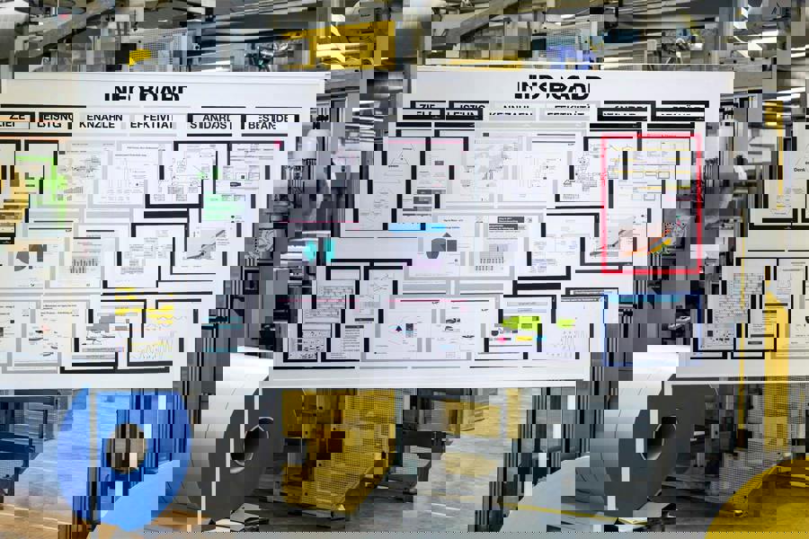 Durable DURAFRAME TOP Magnetic Signage Title Frame for A4 | 5 Pack | Black