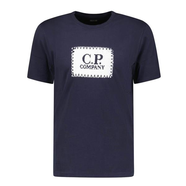 CP Company Stitch Print T-Shirt Navy - chancefashionco