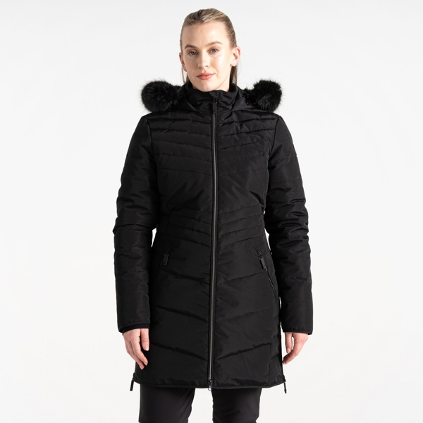 Dare 2B Women's Striking IV Mid Length Padded Jacket - Black