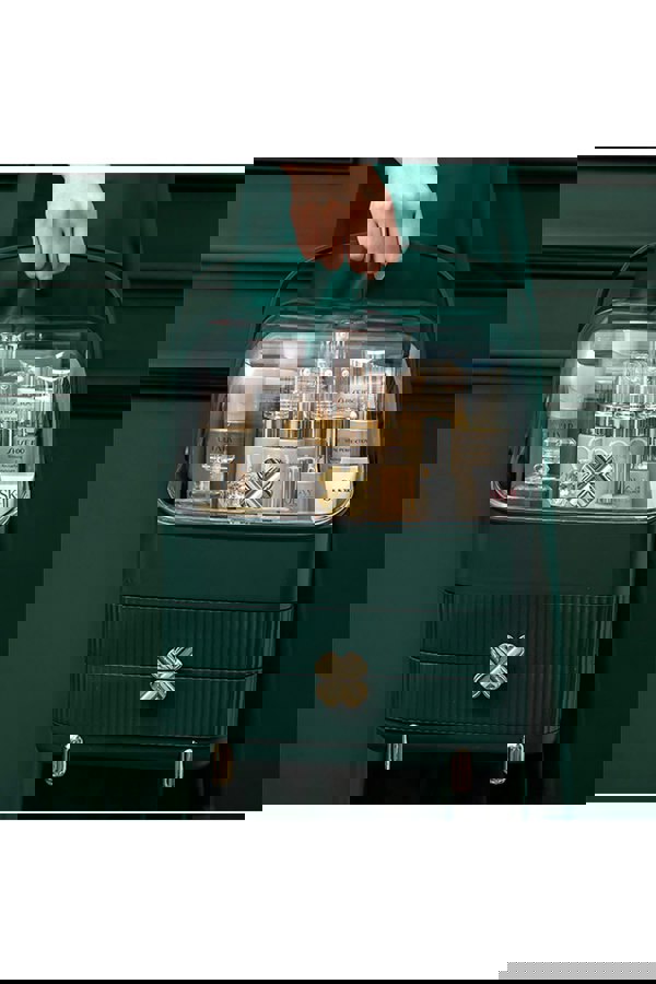 Living and Home Makeup Storage Organizer with Lid Waterproof