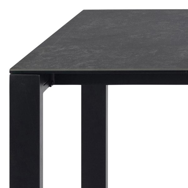 Furniture To Go Brentford Matt Black Ceramic Dining Table