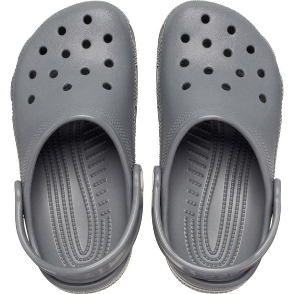 Crocs Kids' Classic Thermoplastic Slate Grey Loafers